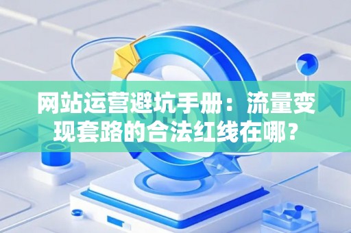 网站运营避坑手册：流量变现套路的合法红线在哪？
